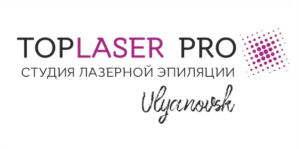 Логотип студии эпиляции TOPLASER PRO в Ульяновск