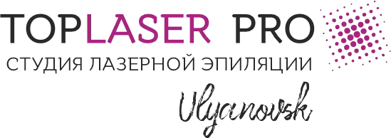 Логотип студии эпиляции TOPLASER PRO Ульяновск